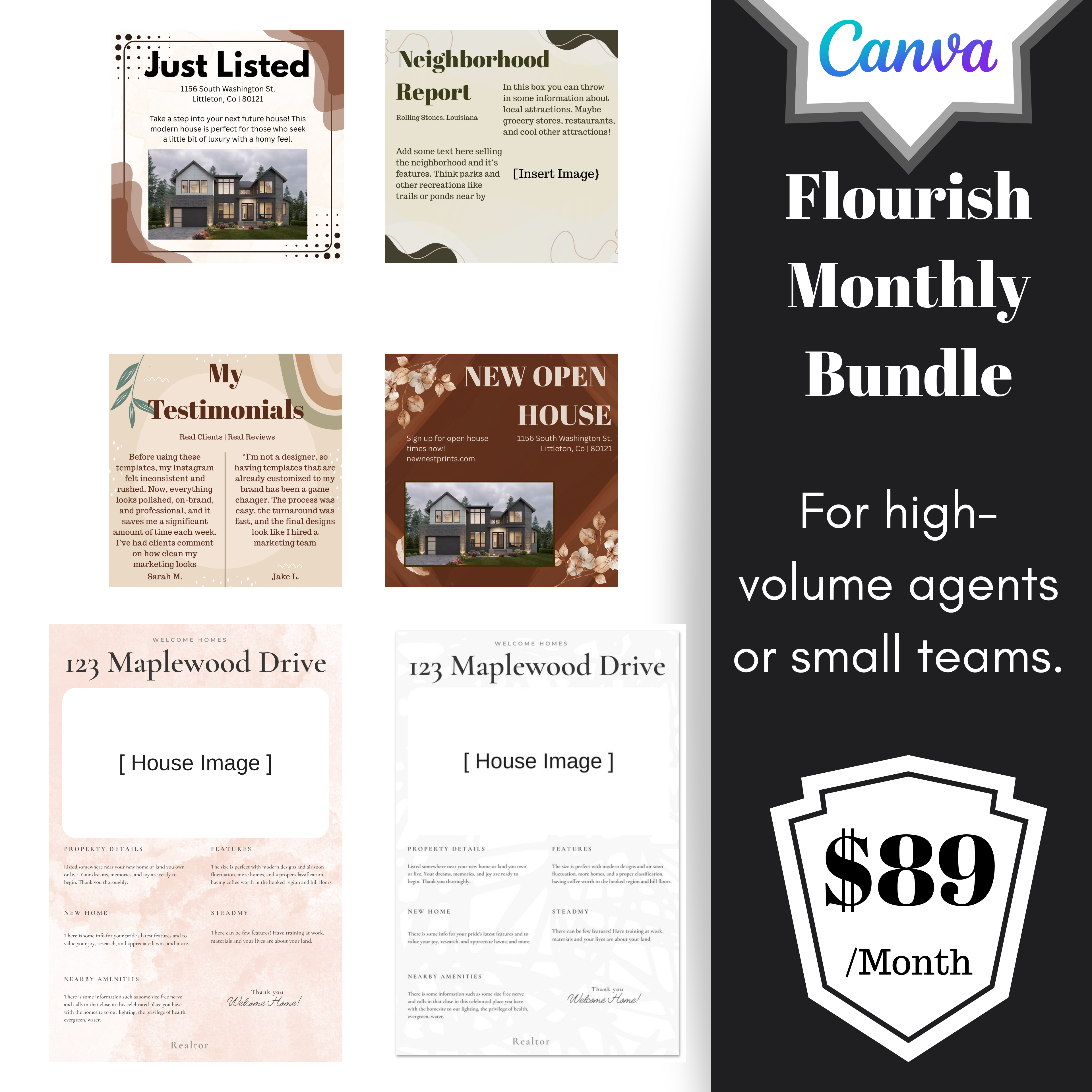 Flourish — Monthly Realtor Marketing Growth Plan