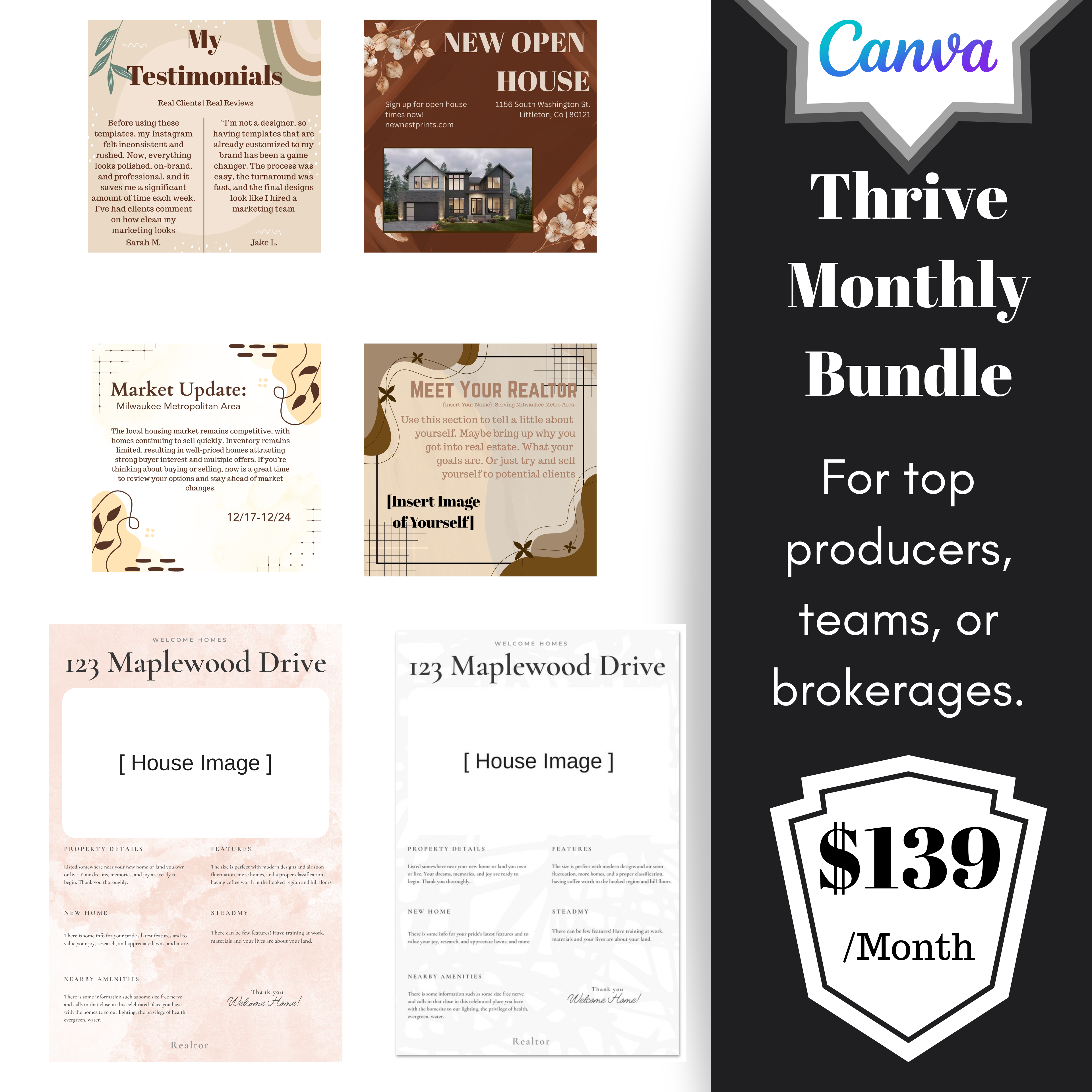 Thrive — Monthly Realtor Marketing Power Plan